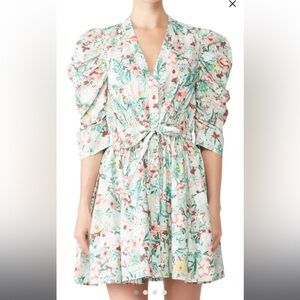 Ronny Kobo Floral Meritti Dress